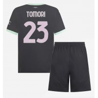 AC Milan Fikayo Tomori #23 3rd trikot Kinder 2024-25 Kurzarm (+ Kurze Hosen)